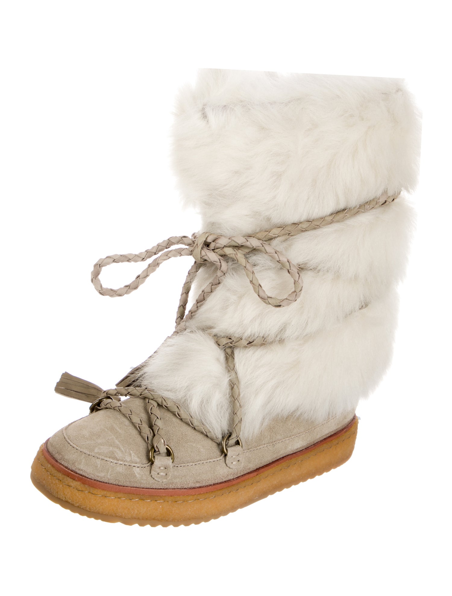 Frye Suede Colorblock Pattern Lace-Up Boots